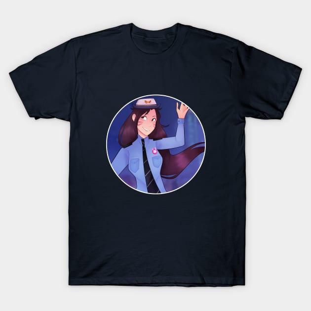 Officer Hana Song T-Shirt by Peinto